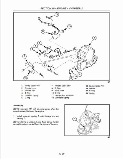 Case DX35, DX40, DX45 Tractor ervice Repair Manual