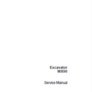 Case WX90 Excavator Service Repair Manual