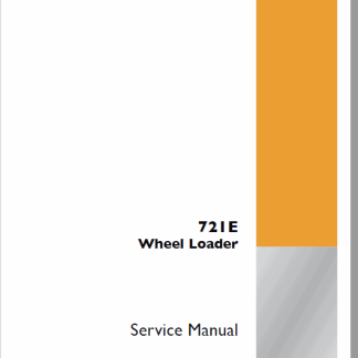 Case 721E Wheel Loader Service Repair Manual