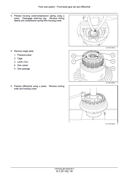 Case 821F, 921F Tier 4 Wheel Loader Service Manual