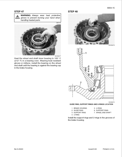 CASE 621E Tier 3 Wheel Loader Service Manual