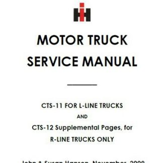 Case IH cts 11-12 Truck Engine Service Manual