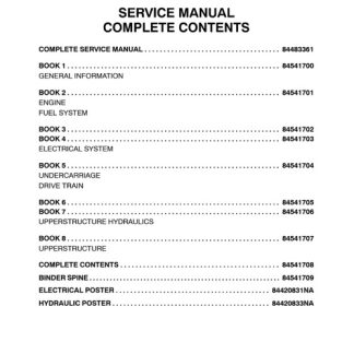 Case CX300C Tier 4 Crawler Excavator Service Manual Download