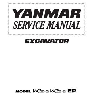 Yanmar SMViO30-2, ViO35-2 Excavator Service Manual