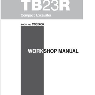 Takeuchi TB23R Compact Excavator Workshop Manual