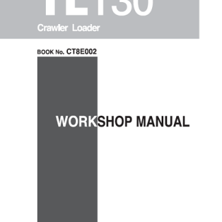 Takeuchi TL130 Crawler Loader Workshop Manual