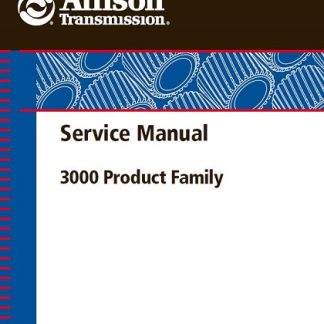 Allison Transmissions 3000 Product Family Service Manual