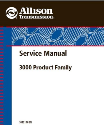 Allison Transmissions 3000 Product Family Service Manual