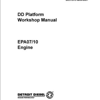 Detroit DD15 EPA07 Engine Service Repair Manual