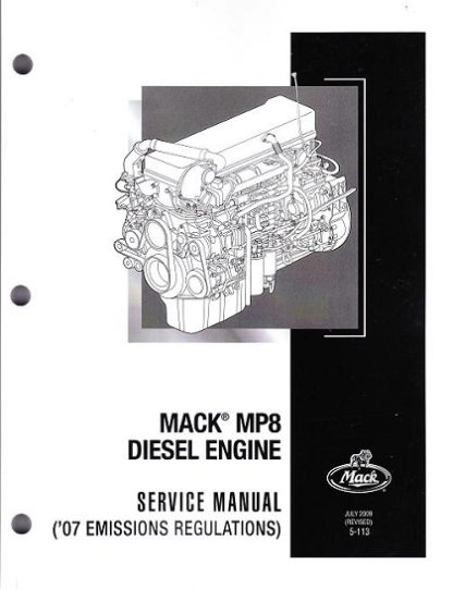 Mack MP8 Diesel Engine Service Repair Manual