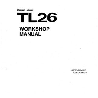 Takeuchi TL26 Crawler Loader Workshop Manual