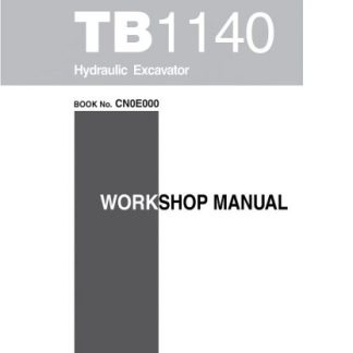 Takeuchi Tb1140 Hydraulic Excavator Service Manual