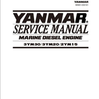 Yanmar 3YM30, 3YM20 ,2YM15 Marine Diesel Engine Service Manual