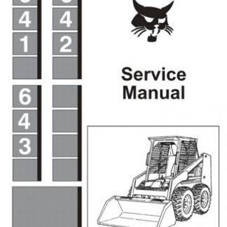 Bobcat 641, 642, 643 Skid Steer Loader Service Manual